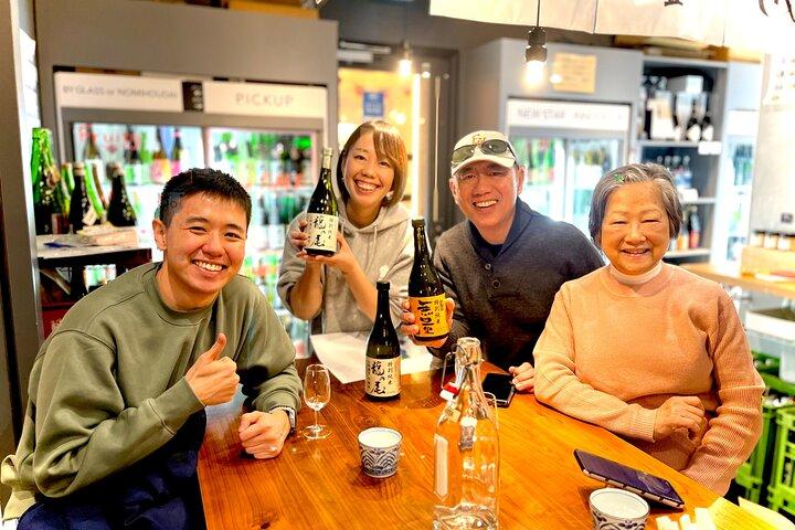 Degustación de sake en Tokio