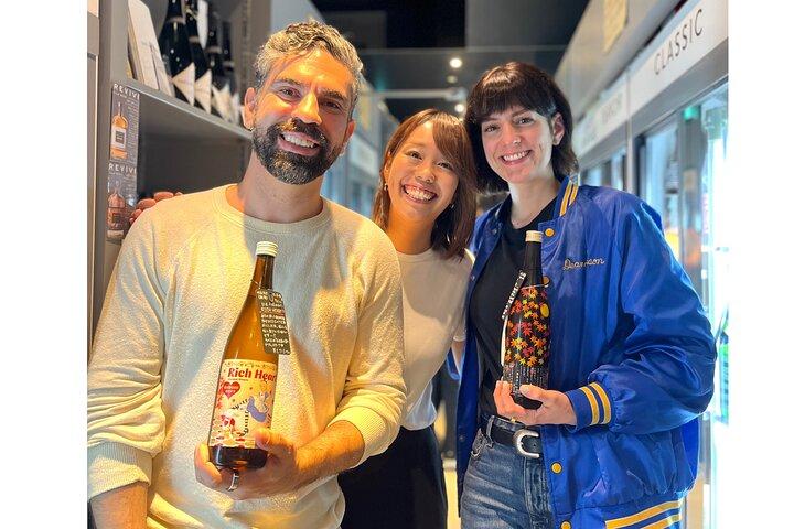 Degustación de sake en Tokio