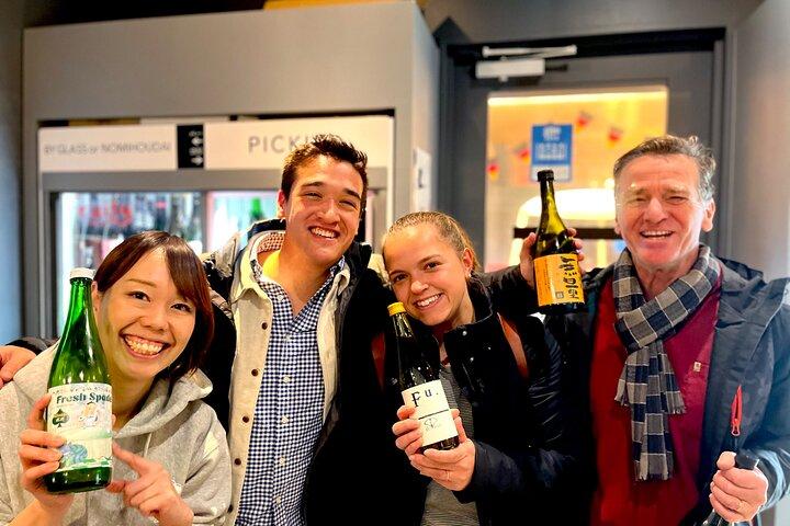 Degustación de sake en Tokio