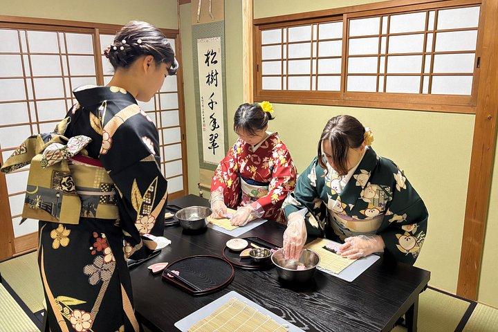 京都：築150年の町家で「アート寿司ロールズ」体験