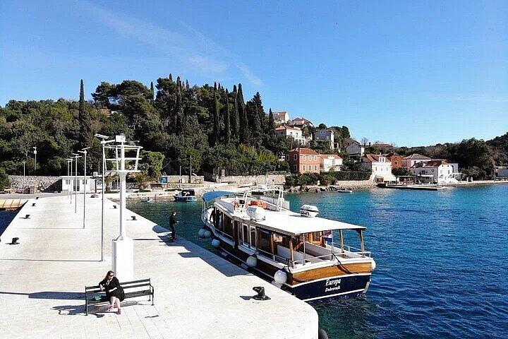 Dubrovnik till Koločep Island Färja Naturskön transfer