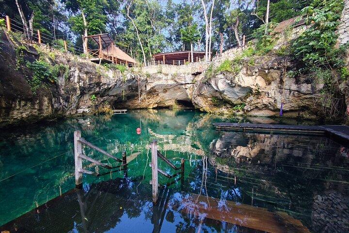エコデー! Cenote Zemway & Cenote Zacil Ha with Lagoon From Cancun（セノーテ・ゼムウェイ＆セノーテ・ザシル・ハとカンクンのラグーン）