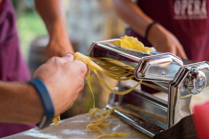 Pasta e ricette italiane in campagna