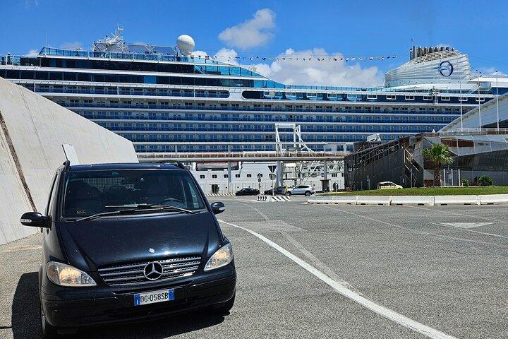Private Transfer from Civitavecchia Port to Rome City Centre or vice versa