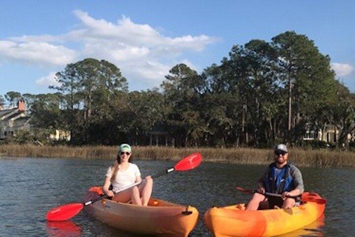 Visite guidée matinale en kayak et café à Hilton Head