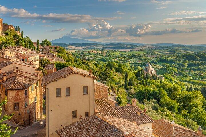 De Roma: Toscana, Montepulciano Tour com degustação de vinhos e almoço
