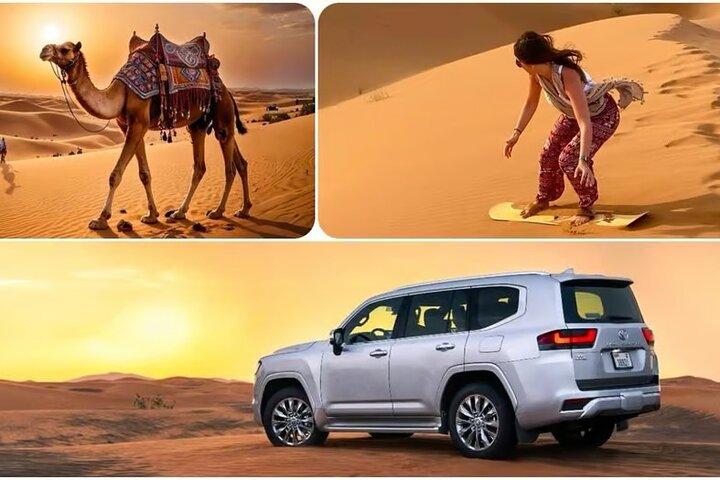 Doha: Ørkensafari, Sandboarding, Camel Ride & Indre Hav