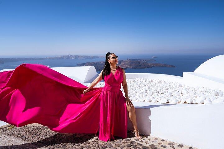 Santorini Flying Dress Fotoshooting mit Chris oder Anna