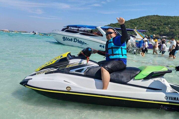 Pattaya Coral Island com barco de velocidade de Bangkok