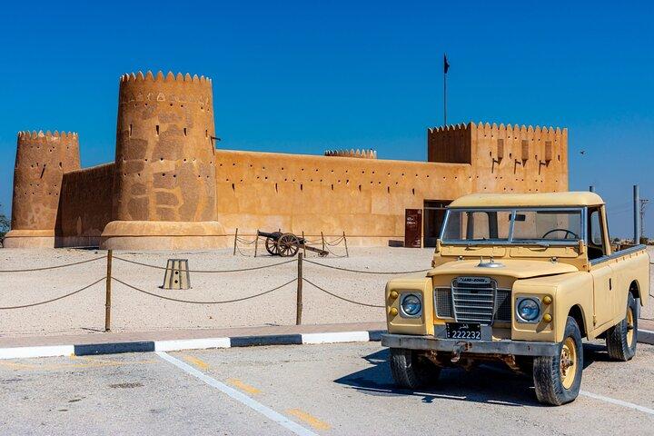 Excursão de dia inteiro ao norte e oeste do Qatar com pickup de Doha