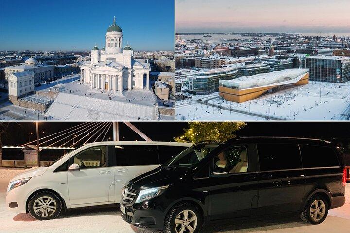 Exklusiv guidad Helsingfors VIP Tour av Mercedes V klass