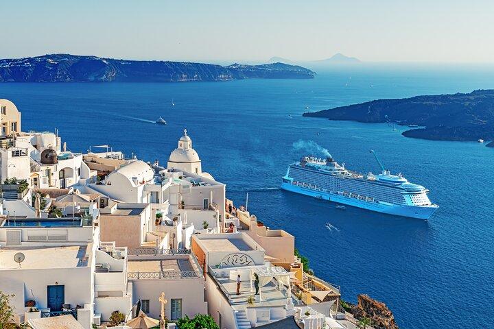SKIP CABLE CAR® Santorini til krydstogtskibe med bådtransport