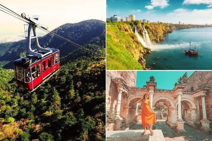 Belek /Antalya : City Tour w/ Cascadas & Paseo en barco & Teleférico