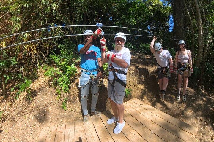 ATV Jungle Ride, Zipline und Ricks Cafe ab Montego Bay