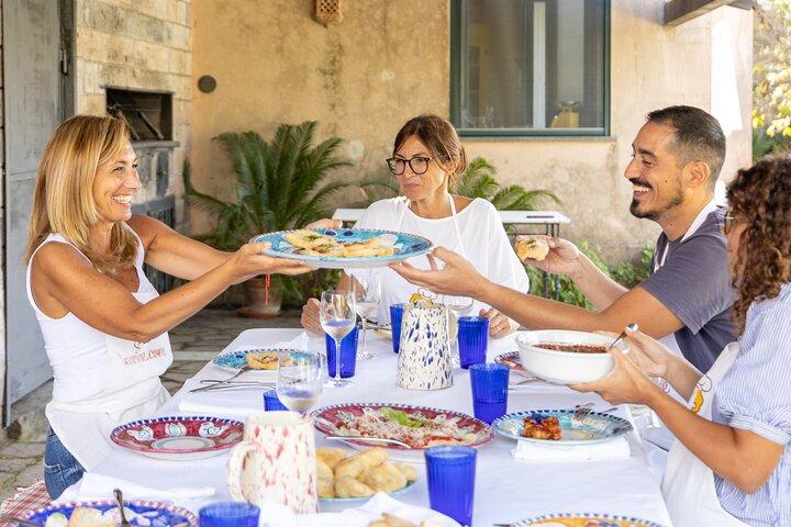 Cesarine: Dining & Cooking Demo at Local's Home in Genoa