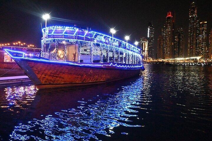 Croisière Dhow à Dubai Marina avec dîner