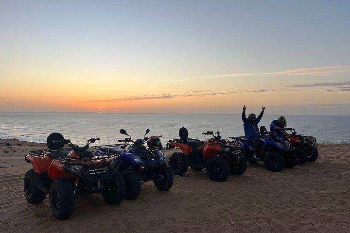 Agadir oder Taghazout : Sunset Quad Bike mit Grill