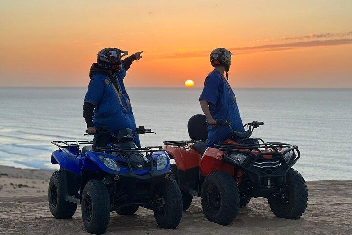 Agadir oder Taghazout : Sunset Quad Bike mit Grill