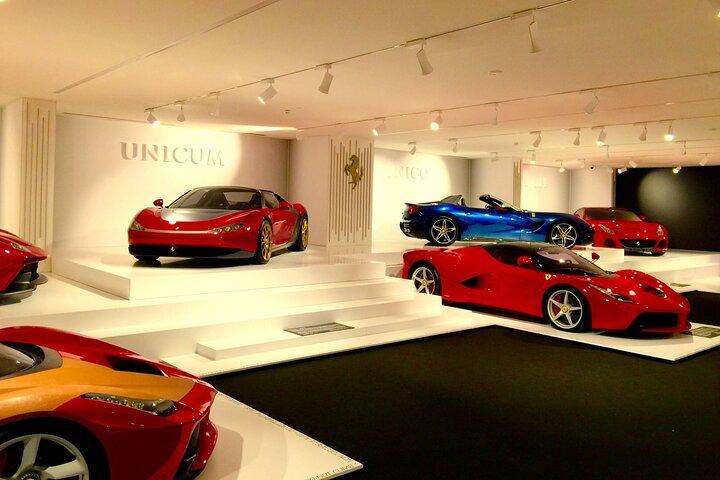 Combo Musées Ferrari avec transferts depuis Modène