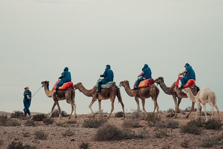Agafay Desert Camel Ride with Sunset Dinner & Berber Show