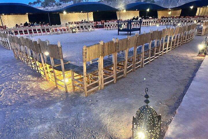 Agafay Desert Camel Ride with Sunset Dinner & Berber Show
