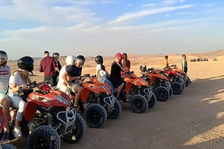 Marrakech : Agafay desert ; Quad Biking, Camel Ride and Dinner