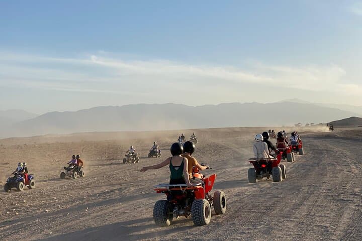 Marrakech : Agafay desert ; Quad Biking, Camel Ride and Dinner
