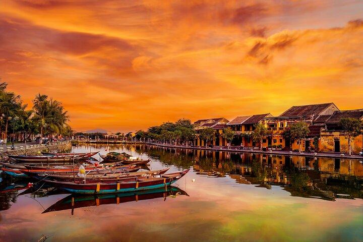 Hoi An Old Town Walking med templer og bådtur Privat tur