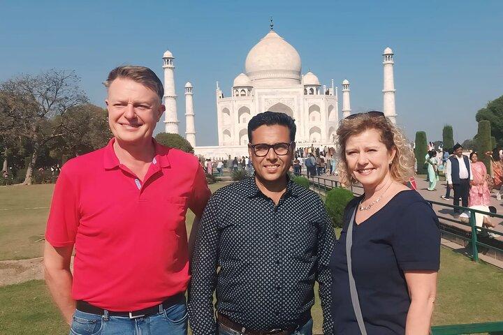 Desde Delhi : Sunrise Taj Mahal-Agra Fort Skip The Line Visita guiada