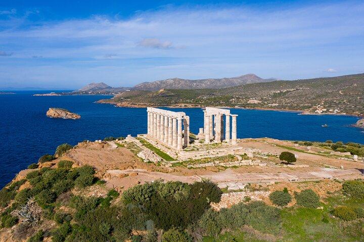 Temple of Poseidon, privat segelbåt och Temple Besök erfarenhet