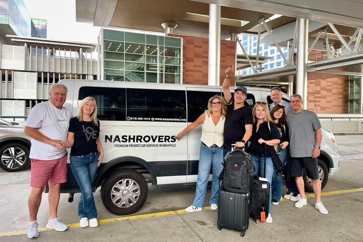 Private Nashville Airport Shuttle to Downtown Rápido e Fácil