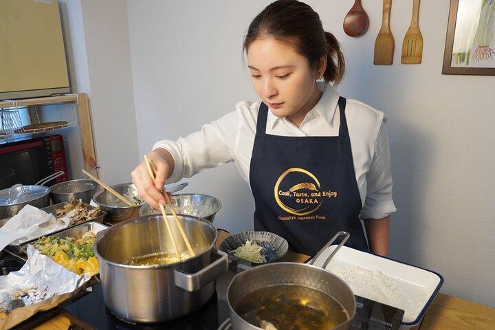 Traditionele Thuis koken Ervaring in Osaka, Japan