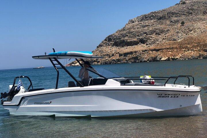 Lindos Rent a Boat - Axopar 25 CT - Meio Dia