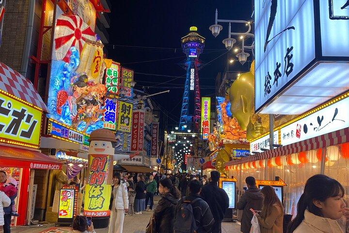 Nachtelijke Soul Food Tour in Shinsekai met een lokale gids
