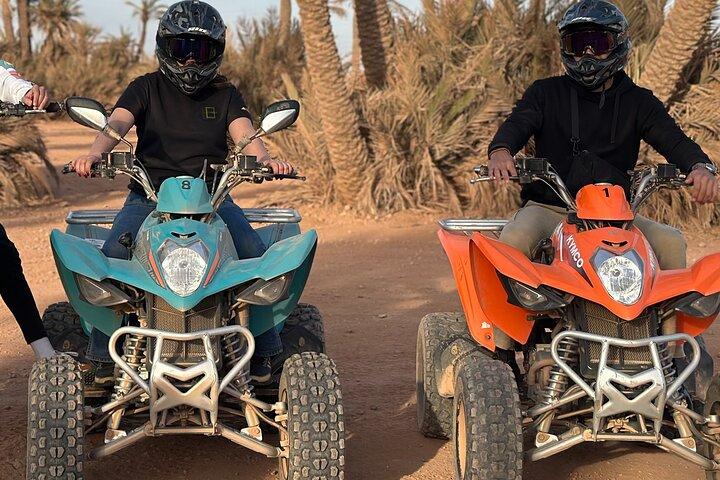 Quad Bike Tour in Marrakech's Palmeraie Desert with Hotel Pick up