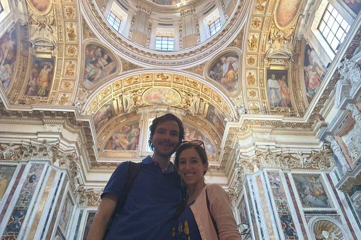 Visite guidée privée de l'église Santa Maria Maggiore et des souterrains
