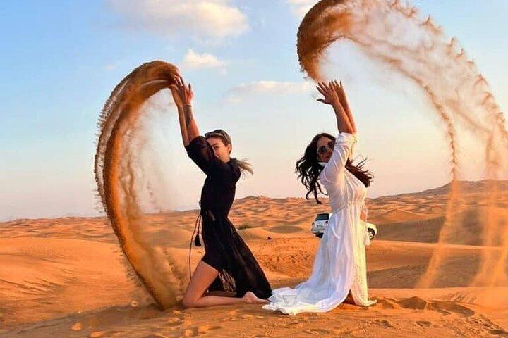 Red Dunes Desert Safari 4x4 Pickup & Drop, Camel Ride BBQ & Shows