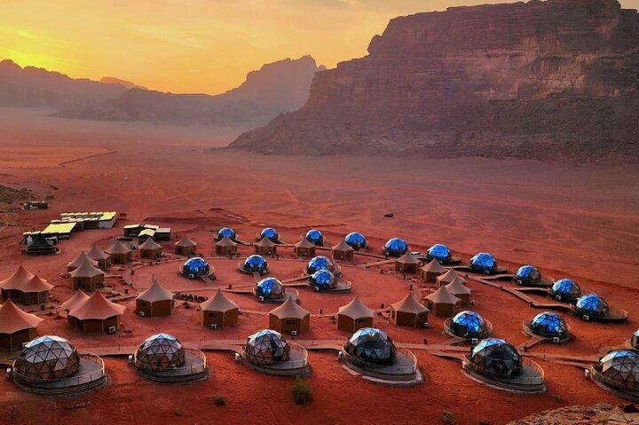 Esperienza beduina durante la notte da Martian Wadi Rum da Amman