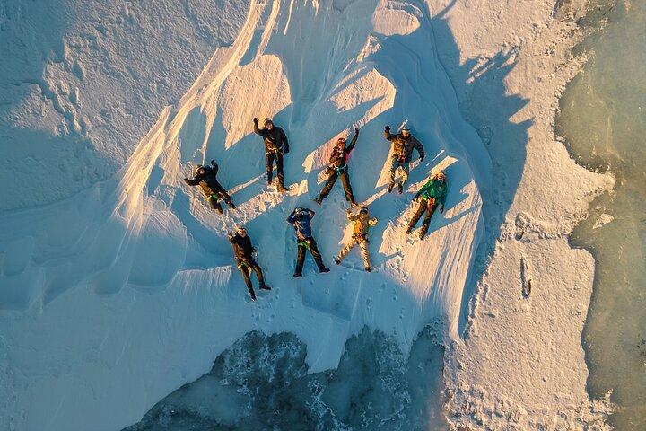 Visite d'exploration de la grotte de glace et du glacier de Vatnajökull au départ de Jökulsárlón