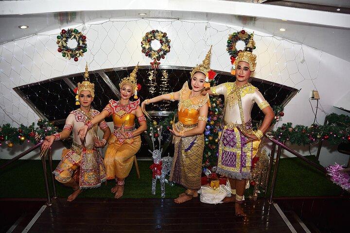Bangkok Wunderschöne Pearl Luxus Dinner Kreuzfahrt mit Live-Musik