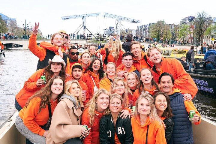 Amsterdam King's Day Boat Party com bebidas ilimitadas 2027