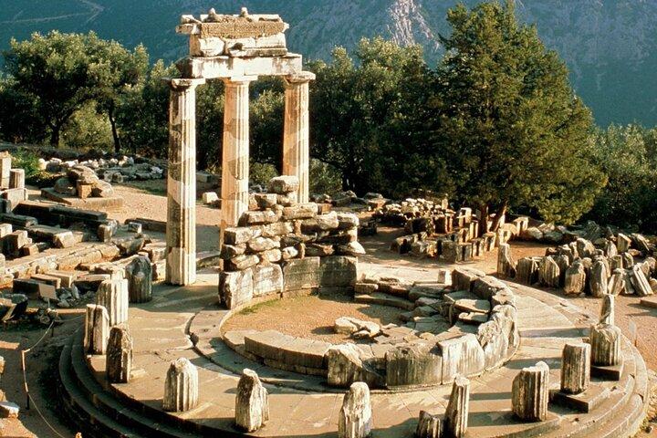Excursion privée d'une journée à Delphes et Arachova au départ d'Athènes