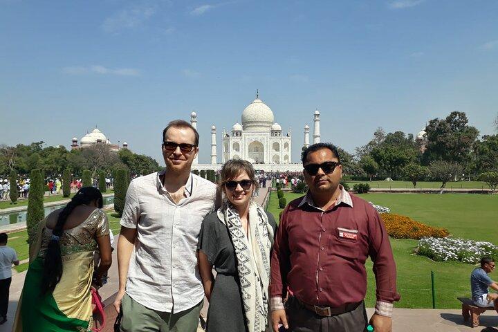Privat rundvisning i Tajmahal og Agra Fort fra Delhi