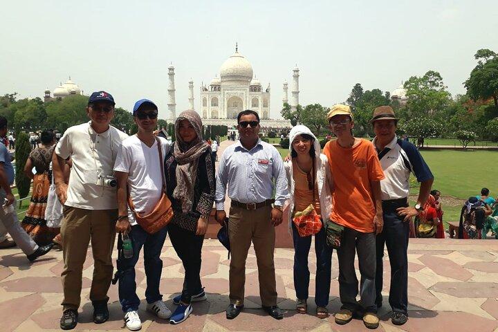 Privat rundvisning i Tajmahal og Agra Fort fra Delhi