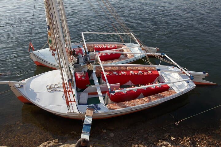 Felucca in Luxor Sunset sailing