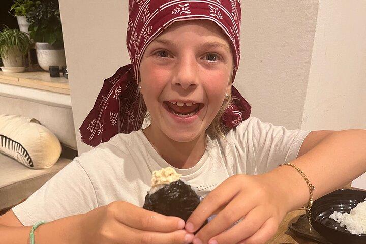 Home Made Onigiri e Matcha Culinária em Hiroshima