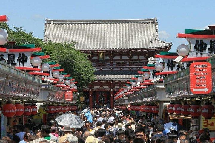 東京スカイツリー、浅草、皇居半日プライベートツアー
