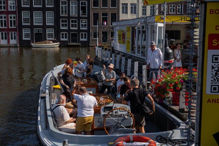 Tour in barca aperto di Amsterdam con guida locale