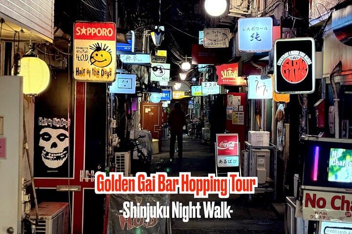 [Private]Shinjuku Golden Gai Bar Hopping w/ Japanese Local Guide