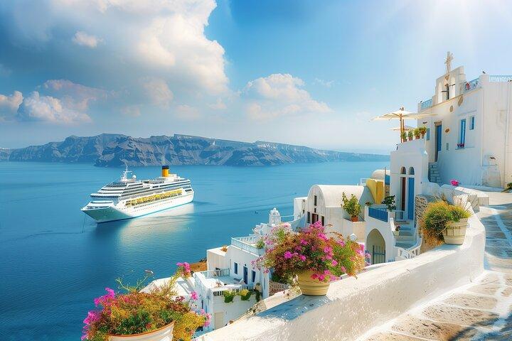 SKIP CABLE CAR® Santorini til krydstogtskibe med bådtransport
